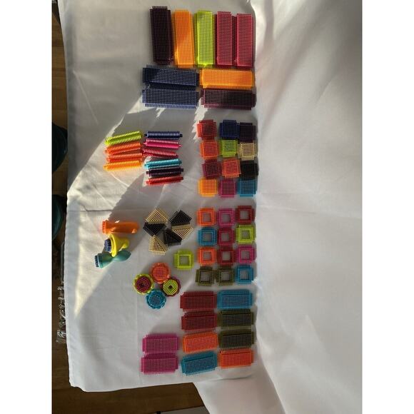 B. Bristle‎ Block Stackadoos Building Blocks Kids/toddlers 67 Pieces - Picture 3 of 10